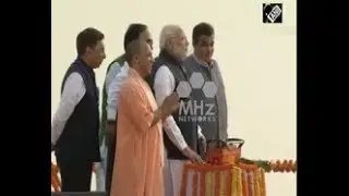 Indian Prime Minister inaugurates inland waterways terminal, two national highways in northern India