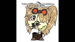 Chicken gun is Peak! | #chickengun #animation #oc #loveisorange