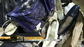 Imelda Marcos' shoe collection ruined