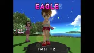 Hole Out Animations: Billie (Nanako) - Everybody's Golf 4