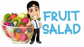 Kids learn fruit | Kids make fruit salad | Toddler fun learning