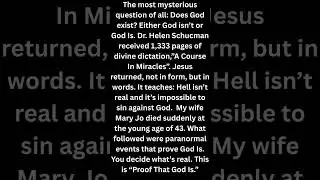 Proof That God Is