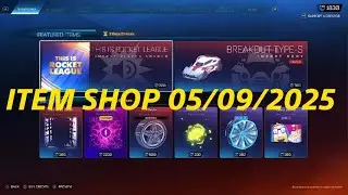 Rocket League item shop today 05/09/2025