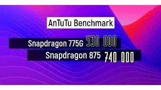 Snapdragon 875 and Snapdragon 775G tested in Antutu
