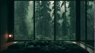 Peaceful Rainfall in Cabin Natural Soothing Sounds for Relaxation and Stillness
