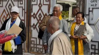 Specil audience of his holiness to old age people of Mundgod#tibetanvlogger #mundgod##tibet#viral