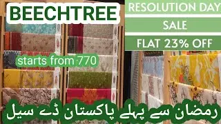 Beechtree Sale Flat 23% off 2022 | Beechtree Pakistan Resolution Day Sale | 3pc Suits | 2pc Suits