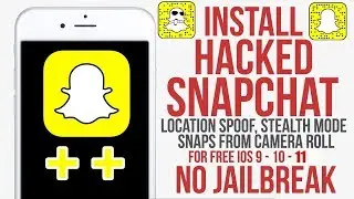 Get Snapchat ++ HACKS 2017 FREE (NEW WORKING!!!) - NO JAILBREAK / NO PC iOS 10/11 [Apple Management]