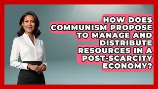 How Does Communism Propose to Manage and Distribute Resources in a Post-Scarcity Economy?