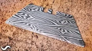 MAKING A DAMASCUS BOX CUTTER BLADE!!!