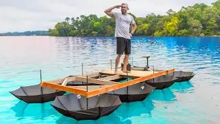I Built a Boat Out of Umbrellas