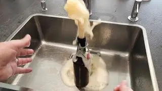 Enorme bi&egrave;re Gushing