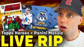 LIVE RIP: 2025 MOSAIC FOOTBALL & TOPPS BASKETBALL