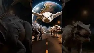 Big Anaconda vs dinosaur T-Rex fight scene #dinosaur #anaconda #jurrasicworld #shorts #youtubeshorts