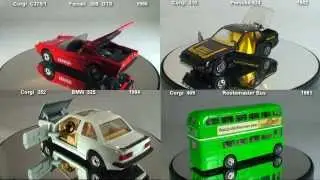 Old Corgi Diecast Cars Collection