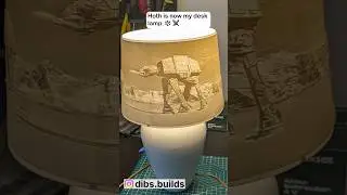 I Turned a Damaged Lampshade Into Hoth! #StarWarsLamp  #3dprinting