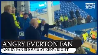 Everton FC fan shouts 