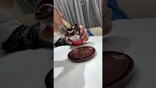 Eating the Trixy cookies and cream 3 layer ice cream