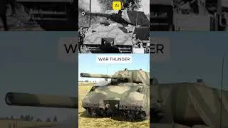 MAUS Firing Cannon - War Thunder vs AI