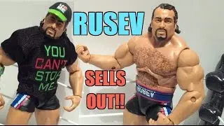 WWE ACTION INSIDER: Rusev Elite Series 34 Mattel Wrestling Action Figure Review!