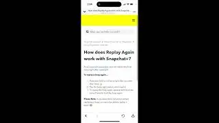 What is Replay Again in Snapchat Plus?