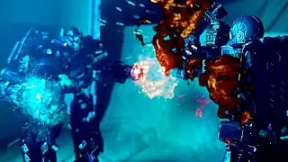 Transformers Ironhide Vs Lockdown StopMotion Fight