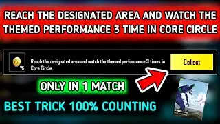 REACH THE DESIGNATED AREA AND WATCH THE THEMED PERFORMANCE 3 TIMES IN CORE CIRCLE MISSION EXPLAIN