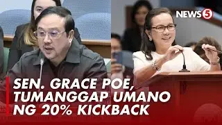 Sen. Grace Poe, tumanggap umano ng 20% kickback mula sa DPWH flood control projects