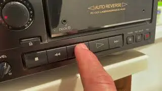 Vintage Sony HX Pro TC-WR87ES Dual Cassette Deck/Player - Does Not Rewind
