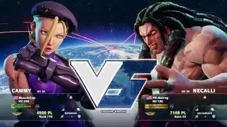 Street Fighter V ★ MuscleCop (CAMMY) Vs PR-Balrog (NECALLI) ★ Ranked Match 1080p