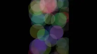 Blurred dots.