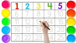 Learn Numbers 1-100 | ABC,Numbers 1-20 | Ultimate Dotted Line Tracing Video for Toddler Learning