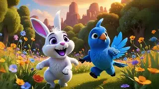 Three Magic Bunnies Count by Twos | Skip Counting Song for Kids | Fun Math Rhyme with Bunnies