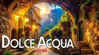 DOLCE ACQUA | Stroll Through the Most Mesmerizing Medieval Maze Village 🇮🇹