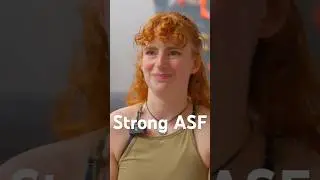 Pole dancer flashes V5 boulder