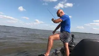 Surfacing White Bass Danglefest Kansas Fishing