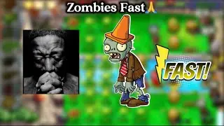Zombies Are WAY Too Fast but Plants Still Slow?! | Epic Plant vs. Zombies Challenge