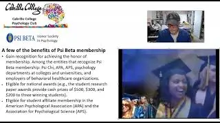 Cabrillo College Psych Club and Psi Beta Honors Society