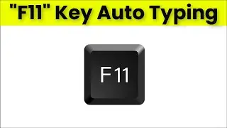 F11 key Automatic Pressing Issue - F11  Button Automatically Typing Issue - Laptop / Pc