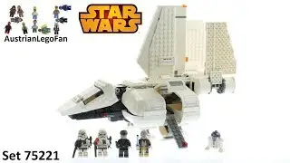 Lego Star Wars 75221 Imperial Landing Craft - Lego Speed Build Review