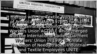 Learn about amalgamated clothing workers of america | what is acwa