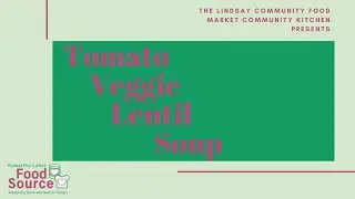 Tomato Veggie Lentil Soup