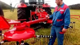 ENOROSSI DR 420 4R   přestavba na stranový shrnovač III