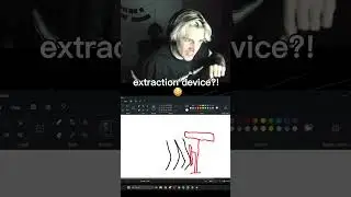xQc draws chat his invention #xqc #shorts #funny