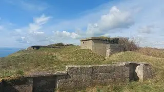 In and around Dover Uk :Hougham Battery 09/04/2021