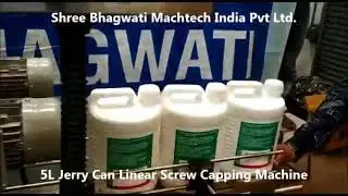 5L Jerry Can Screw Capping Machine, Spindle Capping machine &ndash; Inline Capping machine for  Jerry can