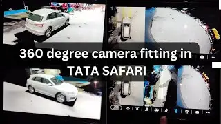 360 degree camera fitting in Tata Safari | 360 DEGREE CAMERA | HD | New Car Accessories Gorakhpur