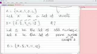 Sets and function