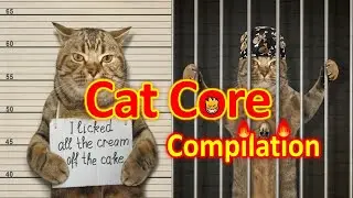 Cat Core !! Compilation 😾🙀#animallovers #kitty #funnycats #funnyanimals #aura #animals #petjoy #cat