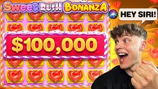 I LET SIRI CONTROL MY BALANCE ON SWEET RUSH BONANZA! (INSANE)